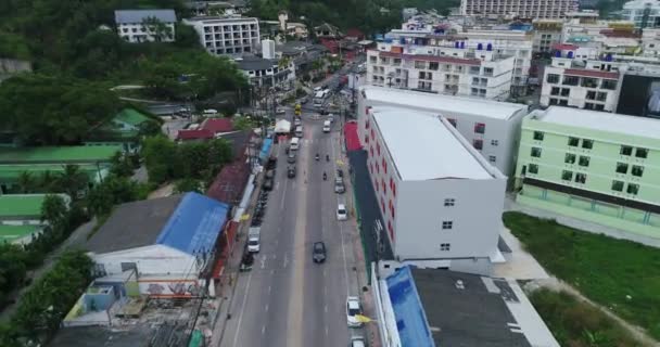 Aerial Footage Phuket Patong Thailand — Stockvideo