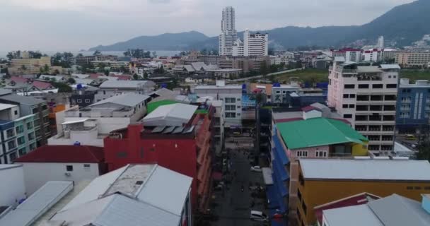 Phuket Patong的空中拍摄 — 图库视频影像