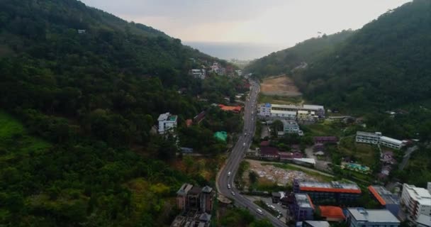 Aerial Footage Phuket Patong Thailand — стоковое видео