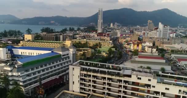 Aerial Footage Phuket Patong Thailand — Vídeo de Stock