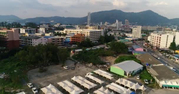 Filmagem Aérea Phuket Patong Tailândia — Vídeo de Stock