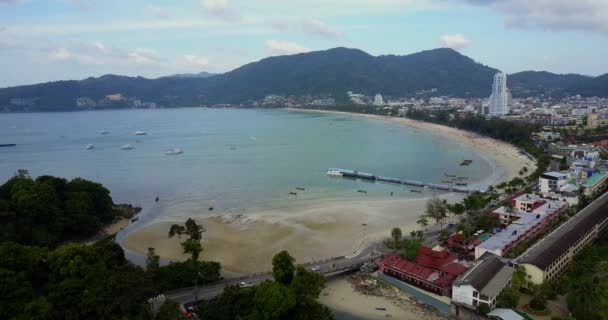 Filmagem Aérea Phuket Patong Tailândia — Vídeo de Stock