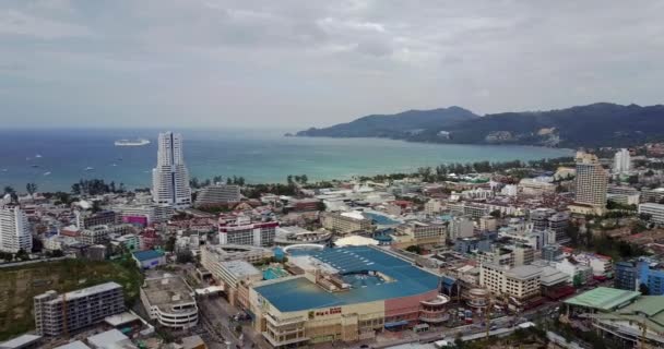 Aerial Footage Phuket Patong Thailand — Vídeo de Stock