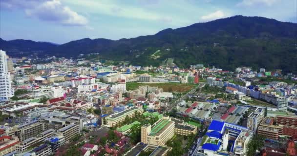 Aerial Footage Phuket Patong Thailand — Stockvideo