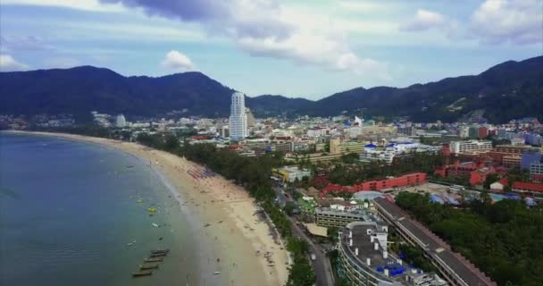 Letecký Záznam Phuketa Patonga Thajsko — Stock video