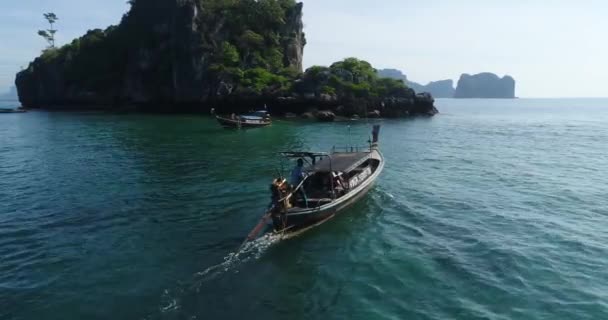 Aerial Footage Similan Islands Thailand — стоковое видео