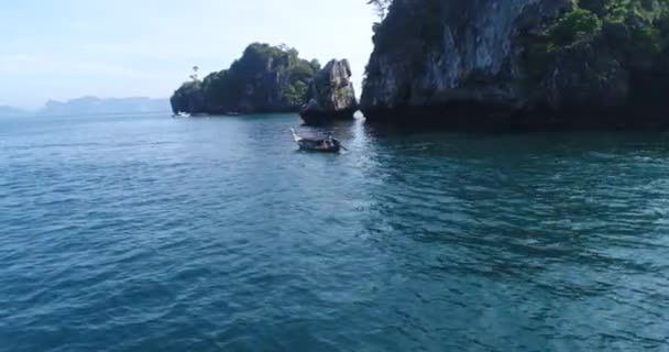 Filmación Aérea Las Islas Similan Tailandia — Vídeo de stock
