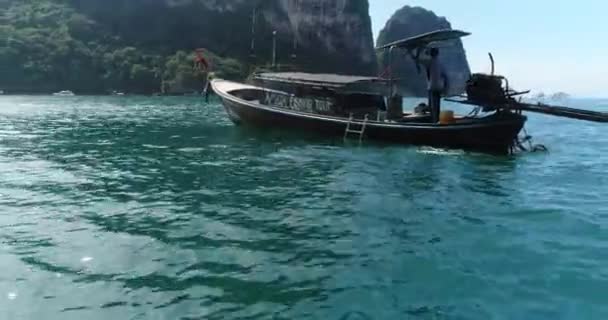 Aerial Footage Krabi Thailand — стоковое видео