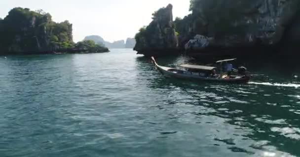 Filmación Aérea Las Islas Similan Tailandia — Vídeo de stock