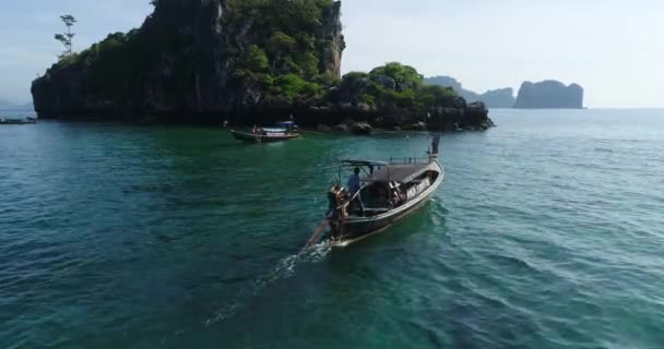 Filmagem Aérea Das Ilhas Similares Tailândia — Vídeo de Stock