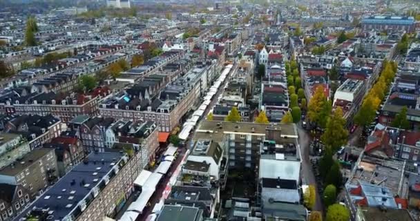 Aerial Footage Amsterdam Netherlands — Wideo stockowe