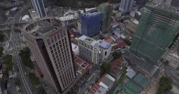 Antenner Kuala Lumpur Skyline Malaysia – stockvideo