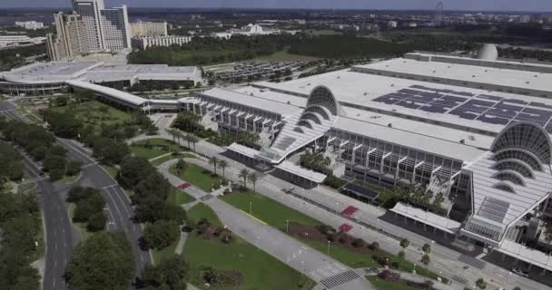 Luchtfoto Van Gebouwen Aan Universiteit Van Centraal Florida — Stockvideo