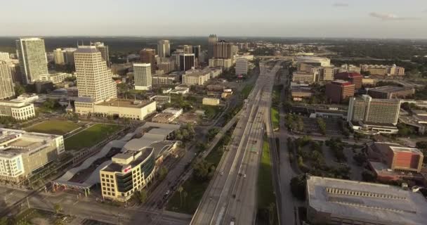 Orlando Florida Vanuit Lucht Bekeken — Stockvideo