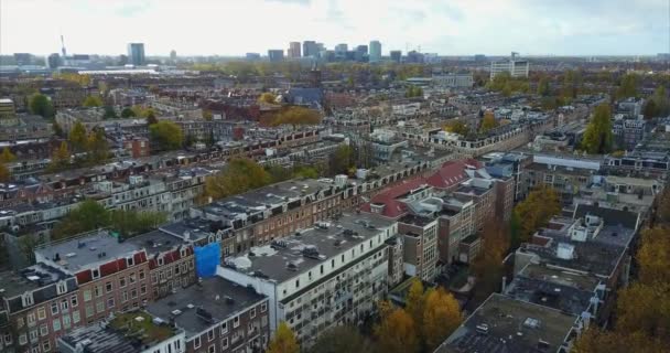 Aerial Footage Amsterdam Netherlands — Stockvideo