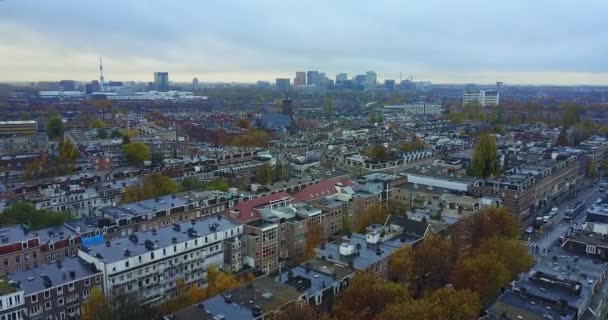 Imágenes Aéreas Amsterdam Países Bajos — Vídeo de stock