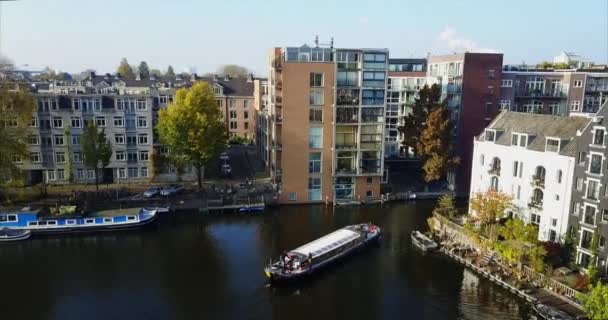 Filmagem Aérea Amsterdam Países Baixos — Vídeo de Stock