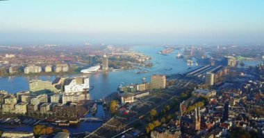 Hollanda, Amsterdam Hava Görüntüleri
