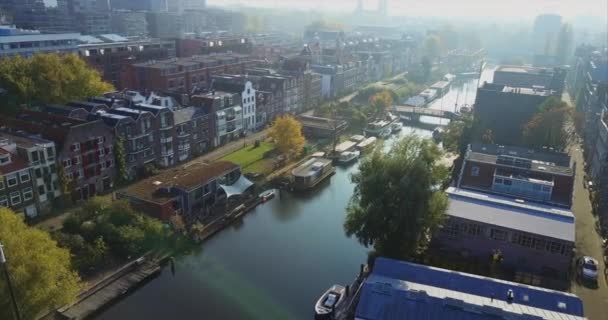 Imágenes Aéreas Amsterdam Países Bajos — Vídeos de Stock