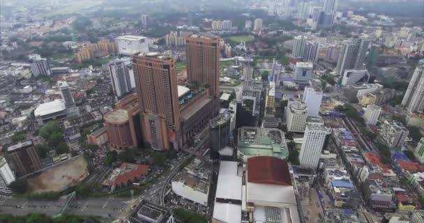 Kuala Lumpur Hava Görüntüleri Malezya — Stok video
