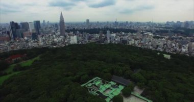 Tokyo, Japonya 'nın Hava Aracı Görüntüsü