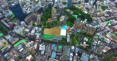 Tokyo, Japonya 'nın Hava Aracı Görüntüsü