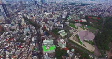 Tokyo, Japonya 'nın Hava Aracı Görüntüsü