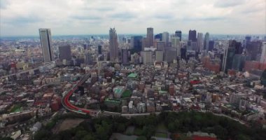Tokyo, Japonya 'nın Hava Aracı Görüntüsü