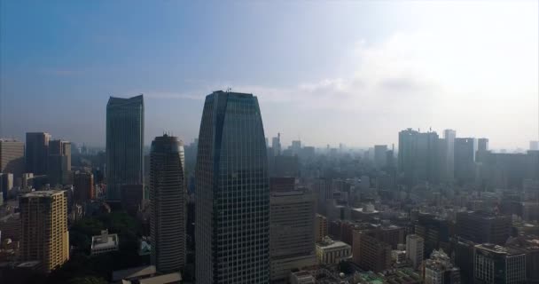 日本东京的空中无人机图像 — 图库视频影像