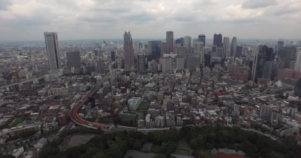 Nagranie Drona Tokio Japonia — Wideo stockowe