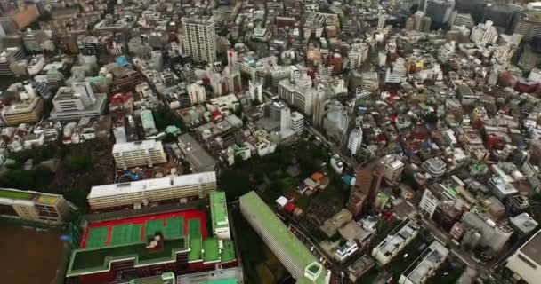 Drohnenaufnahmen Aus Der Luft Über Tokio Japan — Stockvideo
