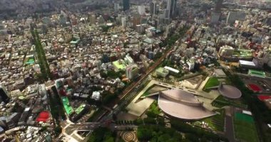 Tokyo, Japonya 'nın Hava Aracı Görüntüsü