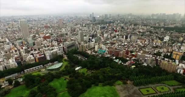 Flygdrönare Från Yokohama Japan — Stockvideo