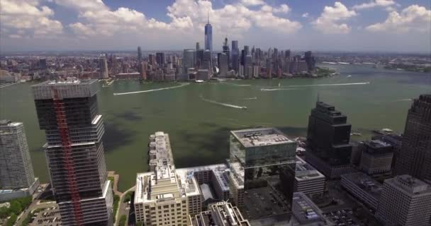 Aeronáutica Jersey City Nova Jersey — Vídeo de Stock