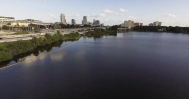 Şehir merkezindeki Orlando, Florida hava