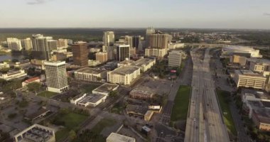 Şehir merkezindeki Orlando, Florida hava