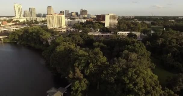 Antenn Downtown Orlando Florida — Stockvideo