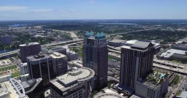 Orlando Florida Luchtdrone View — Stockvideo