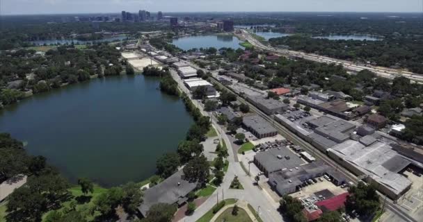 Aereo Dell Ospedale Della Florida Giorno Soleggiato — Video Stock