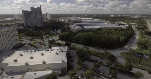 Luchtfoto Van Orange County Convention Center — Stockvideo