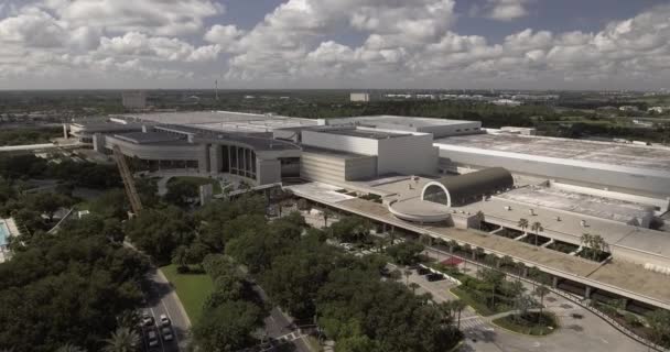 Luchtfoto Van Orange County Convention Center — Stockvideo