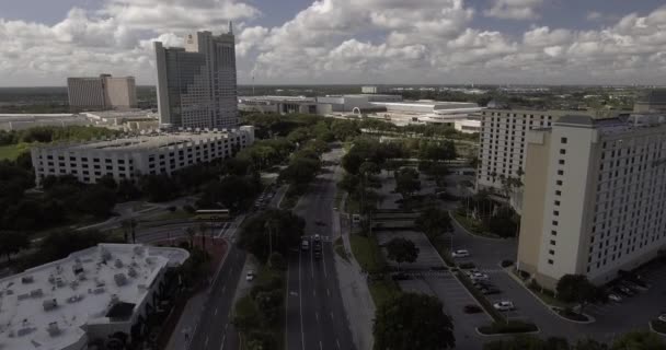 Aerial Shot Orange County Convention Center — Stok Video