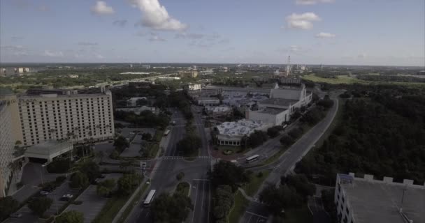 Orange County Kongre Merkezi Nin Hava Çekimi — Stok video