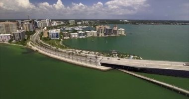 Lido Key Sarasota Florida Köprüsündeki Binalar Havalimanı