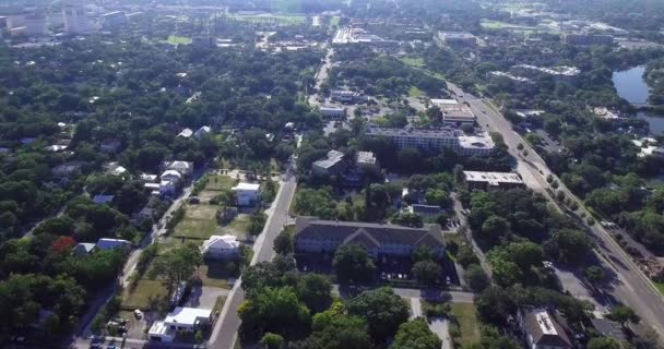 Vue Aérienne District Historique Centre Ville Sarasota — Video