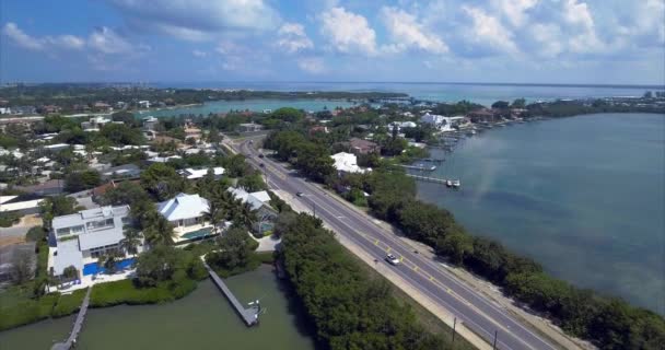Sarasota Florida Daki Lido Key Adası Havalimanı — Stok video