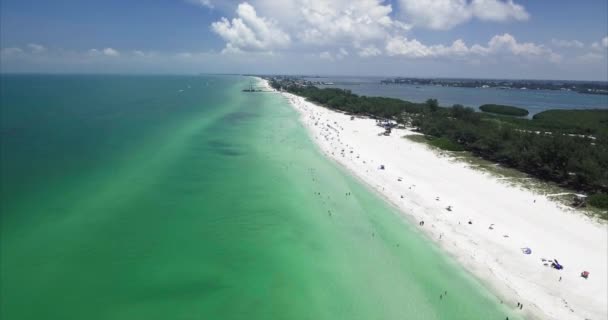 Lido Key Beach Sarasota Florida — Vídeo de Stock