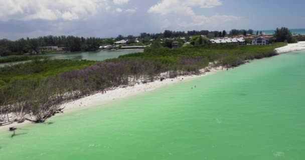 Sarasota Florida Daki Lido Key Sahili Havalimanı — Stok video