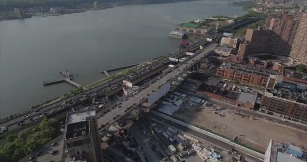 Morningside Hights Harlem Aerial — Αρχείο Βίντεο