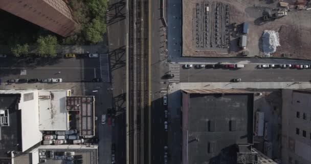 Morningside Hights Harlem Aerial — Stockvideo